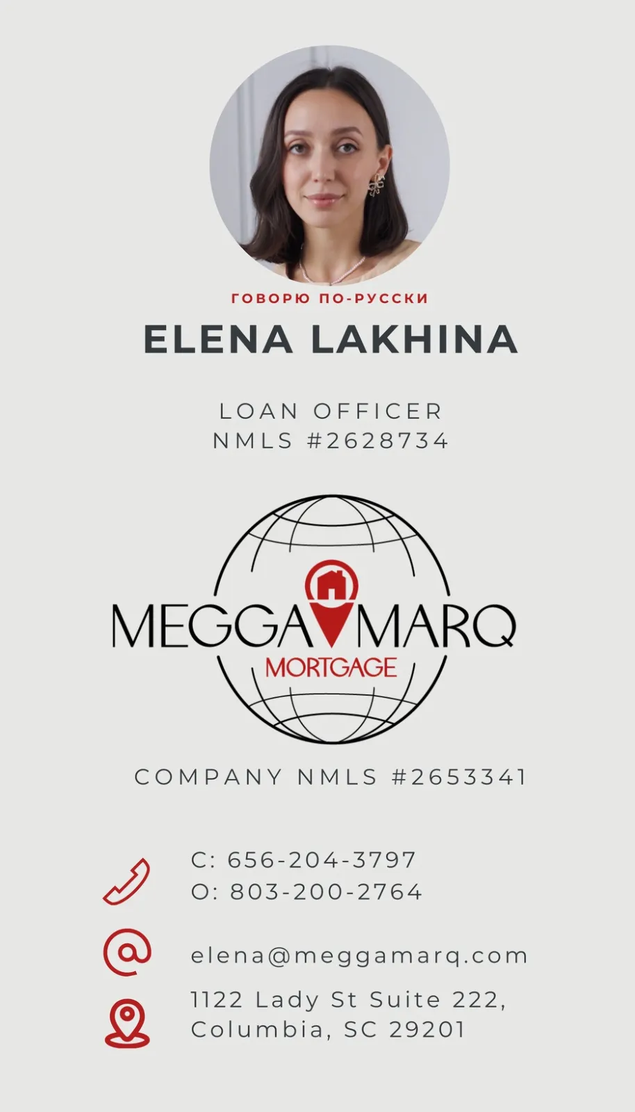 Elena Lakhina, Mortgage Professional