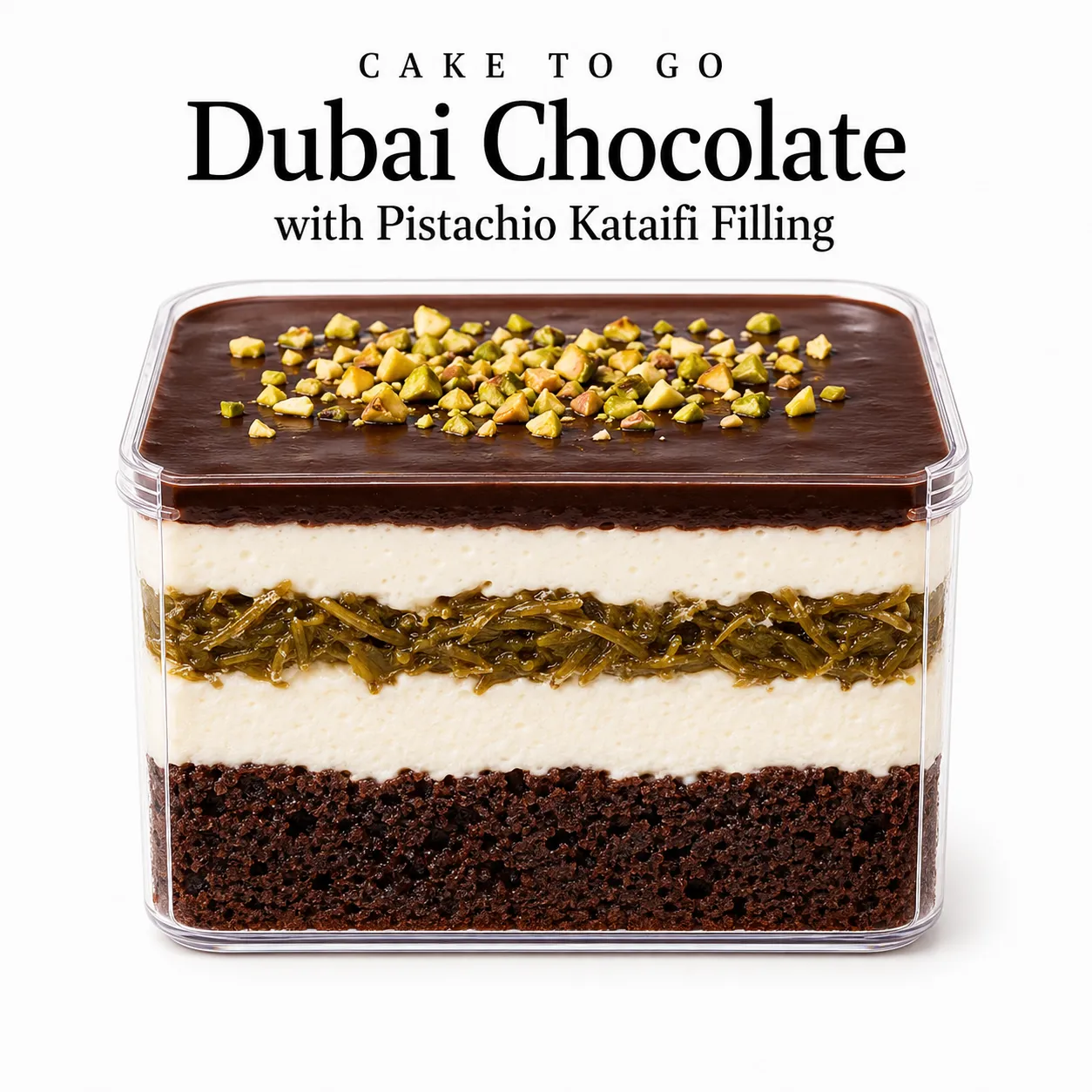 Cake To Go "Dubai Chocolate"