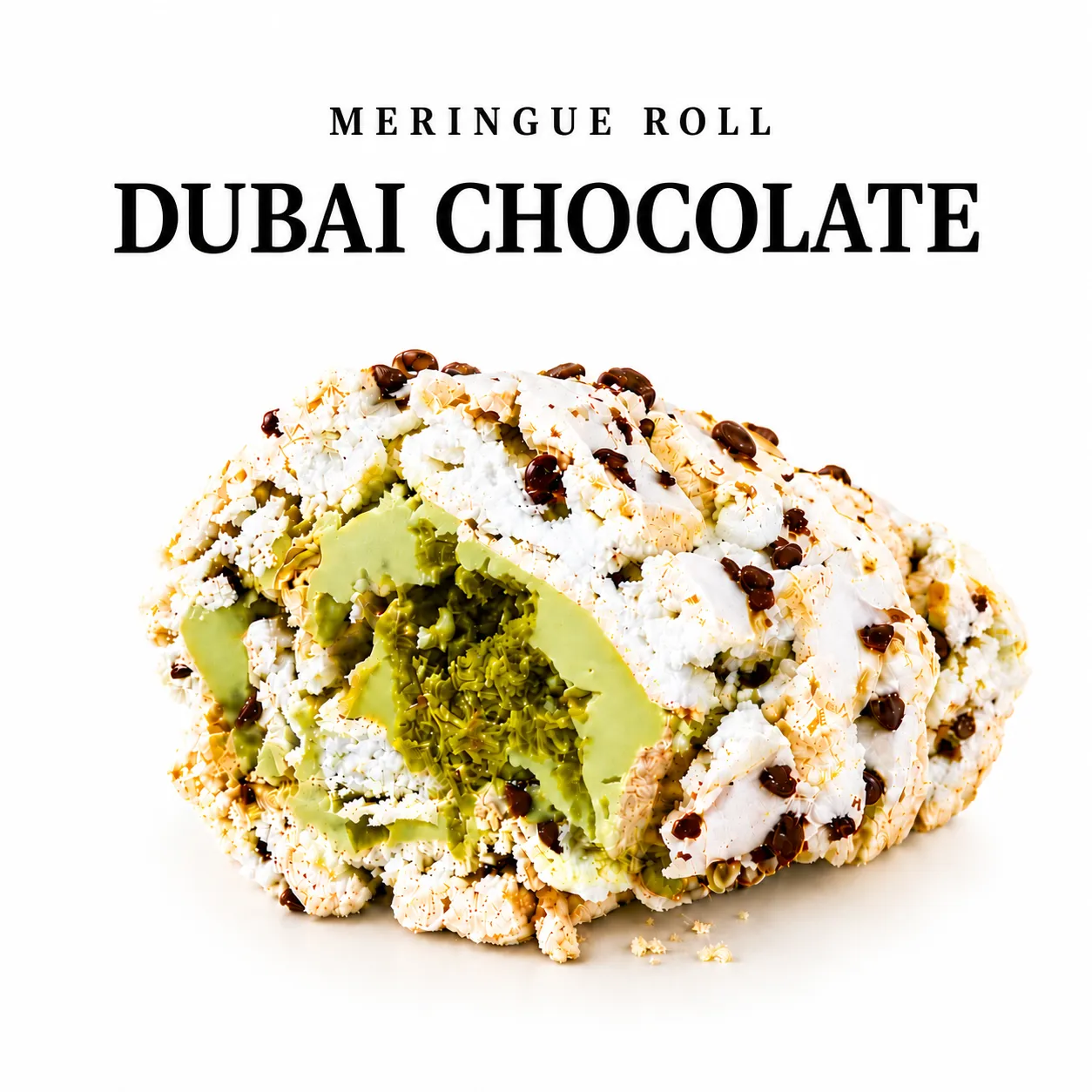 Meringue Roll "Dubai Chocolate"