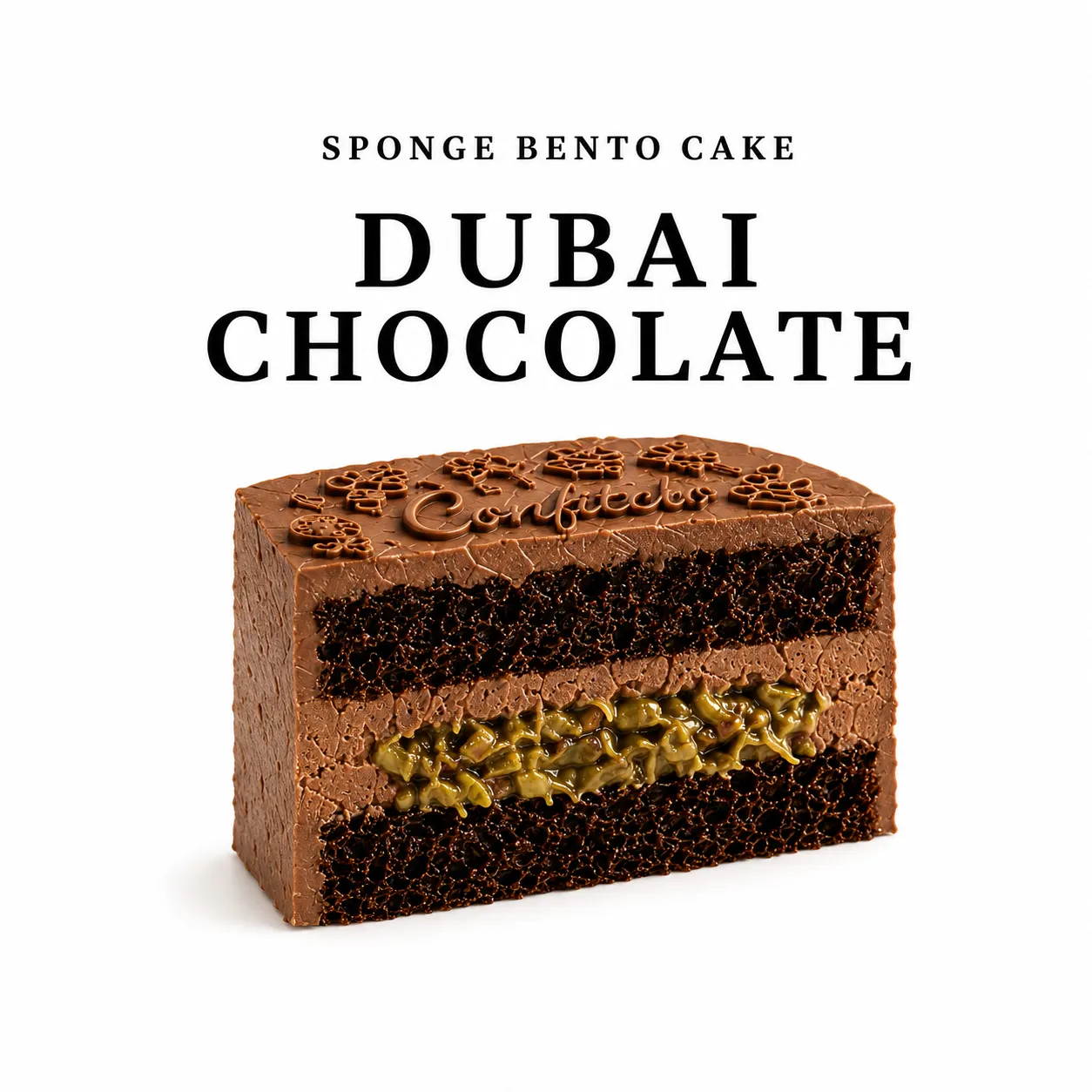 Бенто-торт «Dubai Chocolate»